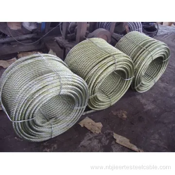 Soft Wire Rope 6X24 with Fibre Core